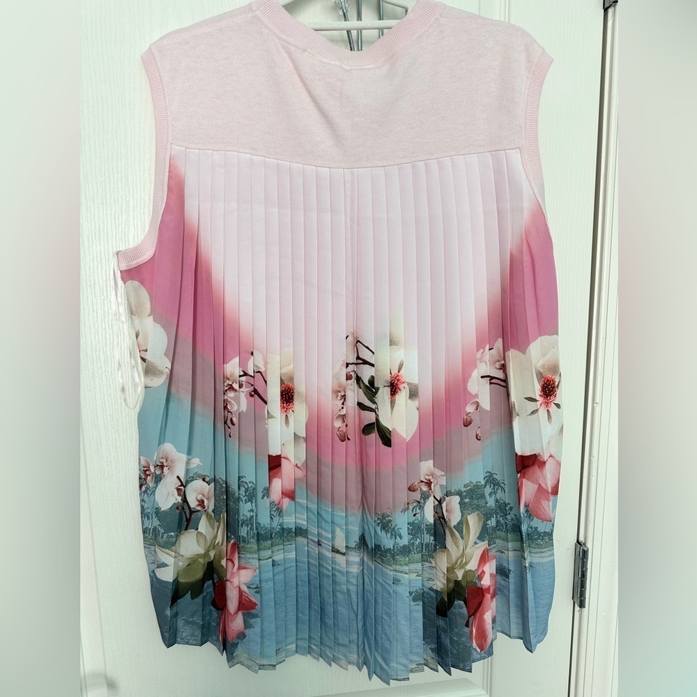 Ted Baker high designer top, size L to XL, NWT